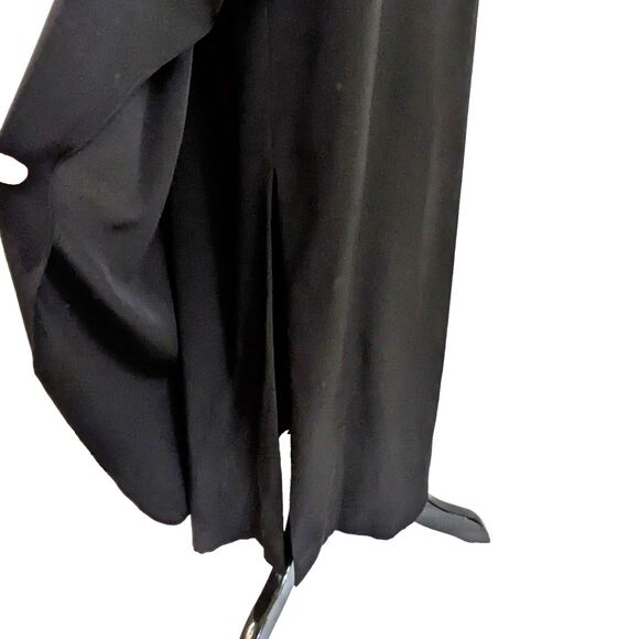 VTG Karen Lawrence Sz 10 Gold Black Brocade Velvet Jacket with Long Black Dress - Picture 11 of 16